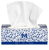 Flat Facial Tissues White, 2 Ply, 100 Sheets, 48 Packs/Box